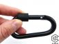 Preview: Karabiner gross Alu, schwarz