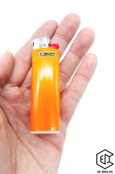 BIC® Feuerzeug Maxi orange silber 1172