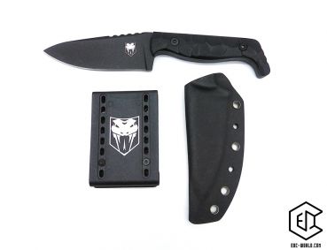 CobraTec® : Feststehendes Messer Kingpin G10 Black