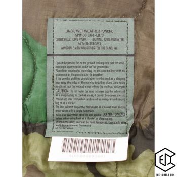 Original US GI Poncho Liner, woodland, neu, Gr. 1600 x 2250 mm