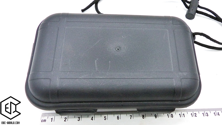 EDC-World - Kunststoffbox klein und wasserdicht schwarz