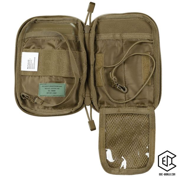 MFH®: Dokumenten-/Smartphone-Tasche, "MOLLE", coyote/tan