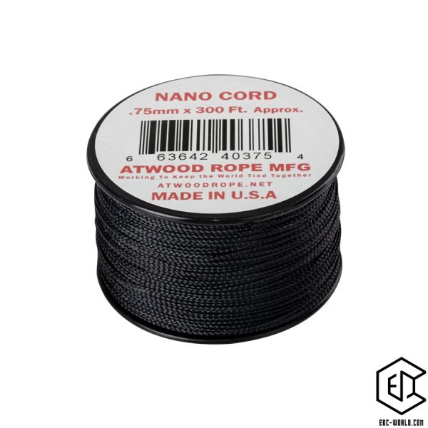 Helikon-Tex® Nano Cord (300 Fuß), schwarz