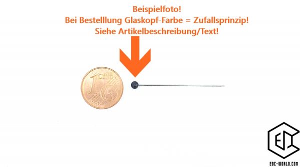 KLEBER®: Glaskopf Stecknadel, 1 Stück